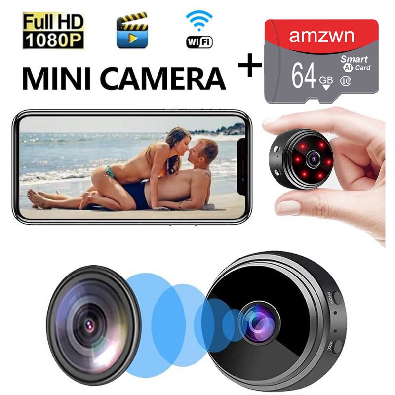 Mini Câmera SafeHomer® FullHD Original - grátis cartão de memória!